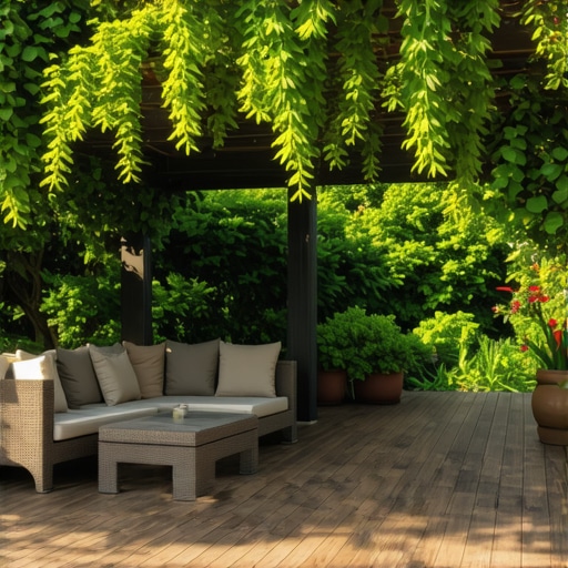 Enhance Outdoor Spaces with Top Pergolas & Composite Decking Ideas