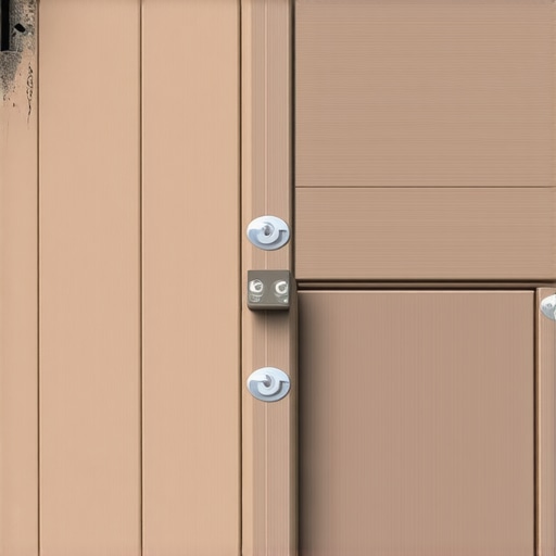 Close-up of composite decking with stainless fasteners and a weather-resistant pergola