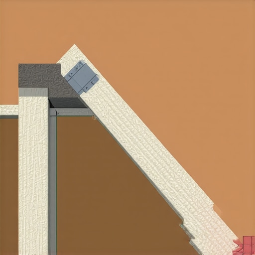 Diagram illustrating discreet support brackets under outdoor deck stairs