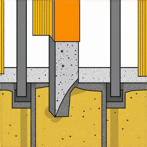 Illustration showing the correct way to build deck piers with concrete footings and supports