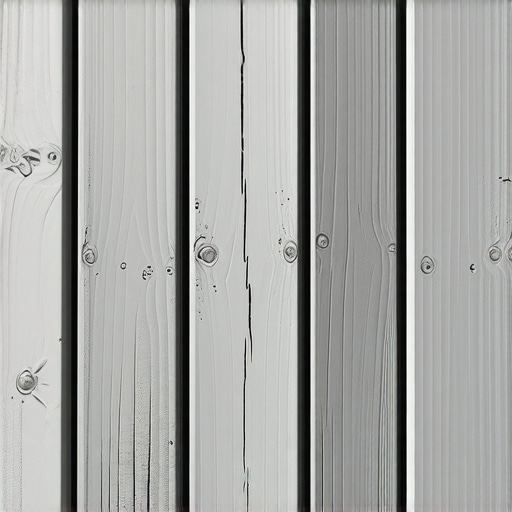Nuances in Composite Deck Wear Close-up of a worn composite deck showing minor cracks and discoloration.