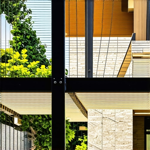 Pergola with tension cables demonstrating advanced structural support.