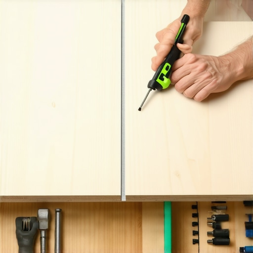 The Chalk Line Trick for Perfectly Linear Screw Patterns