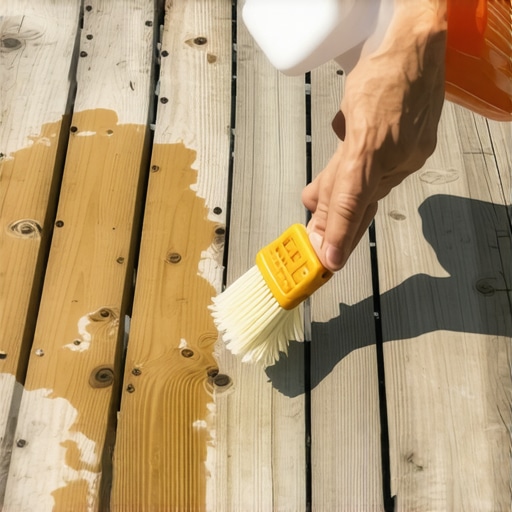 The Vinegar and Water Trick for Cleaning Stubborn Deck Stains