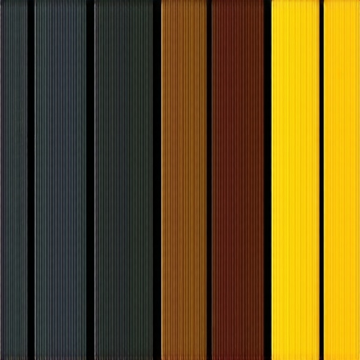 Various composite decking boards with labels highlighting durability features