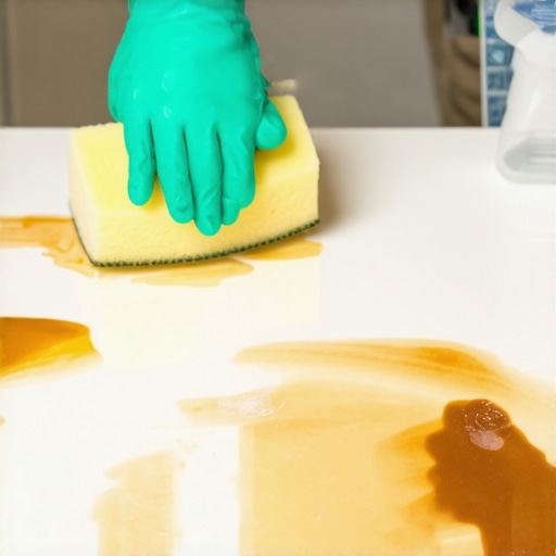 How to Clean Heavy Grease Stains Off Brand New Composite