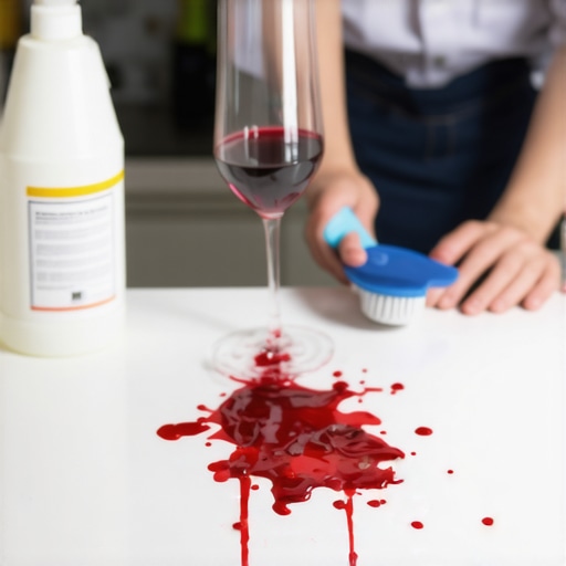 How to Clean Red Wine Stains Off Composite Boards