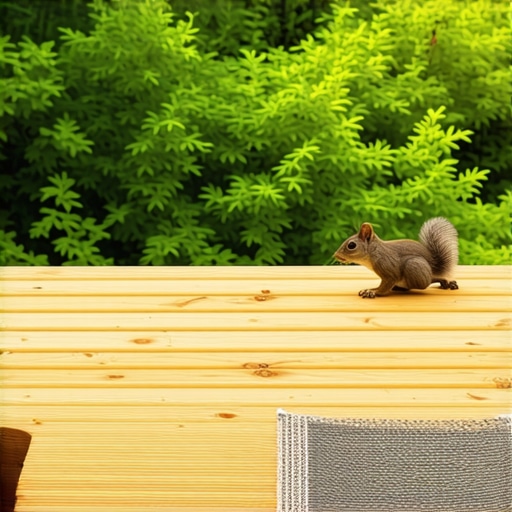 How to Stop Squirrels from Chewing Your Wood Deck