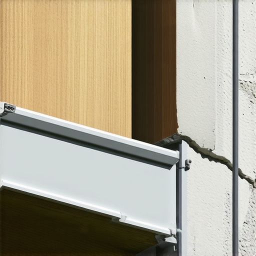 Installation of metal ledger flashing on house wall to ensure waterproofing