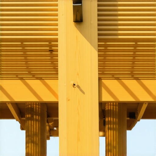 Close-up of pergola with effective drainage features and sturdy posts