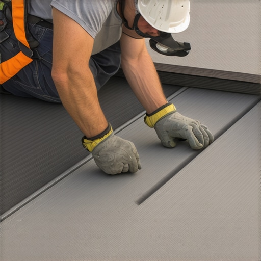 Expert deck installation emphasizing expansion gaps A builder installing composite decking with proper spacing to prevent buckling.
