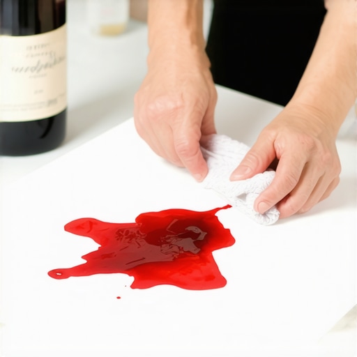 How to Clean Red Wine Stains off Composite Boards