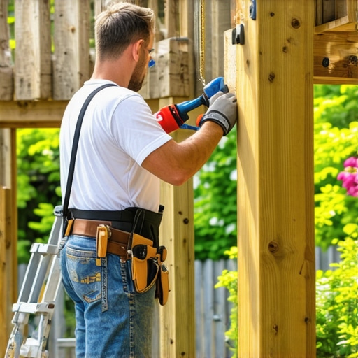 How to fix a sagging pergola beam without replacing the whole structure