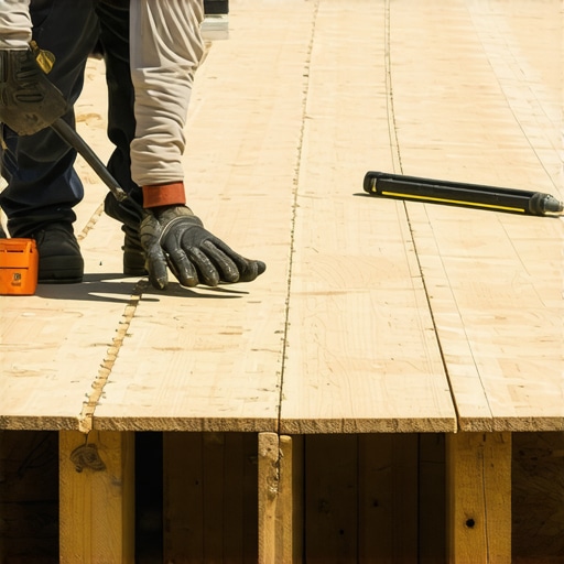 The Chalk Line Method for Trimming Overhanging Deck Edges