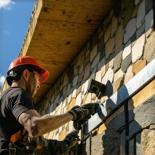 The Ledger Flashing Trick for Stone Siding Transitions