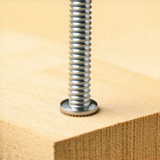 The specific screw type that prevents composite board mushrooming