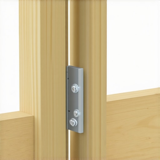Internal tension-tie bracket for deck railing post rigidity