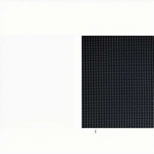 A comparison between breathable mesh and solid pergola fabric to demonstrate wind resistance.