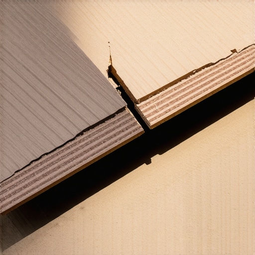 Close-up of an expanded mitered corner on a composite deck showing gap failure due to heat expansion.