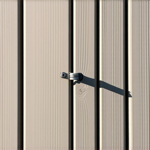 Close-up of a warped composite deck board with a popped hidden fastener.