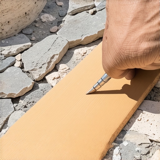 How to Scribe Composite Boards Around a Stone Chimney