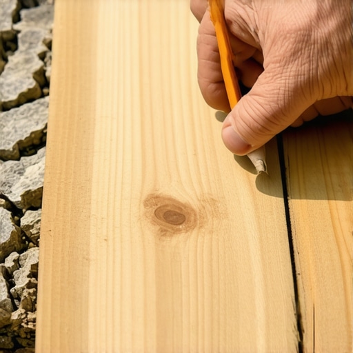 How to Scribe Deck Boards to an Uneven Stone Foundation