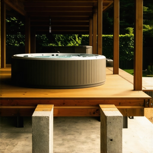 How to calculate footings for a hot tub on your deck