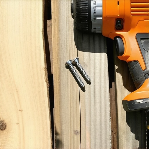 How to fix a deck board that has popped up