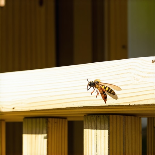 How to stop wasps from nesting under your deck railing