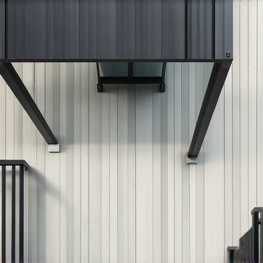 A small backyard deck optimized with a pergola and transparent cable railings to increase the perceived space.