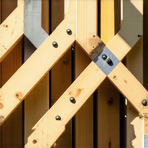 Staggered wooden deck blocking between joists for structural stability