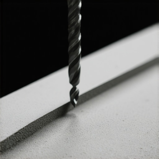 Close-up of a deck builder using a depth-control jig for perfectly flush composite fasteners.