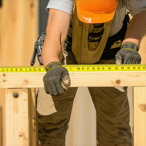 Close-up of deck framing with tight joist spacing to prevent composite board bounce.