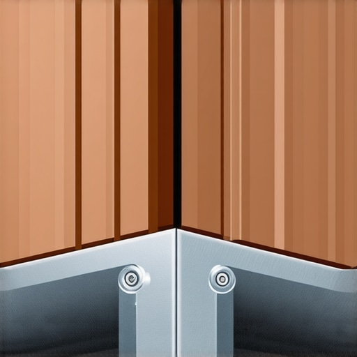 Close-up of a fused composite decking miter joint showing professional solvent welding technique