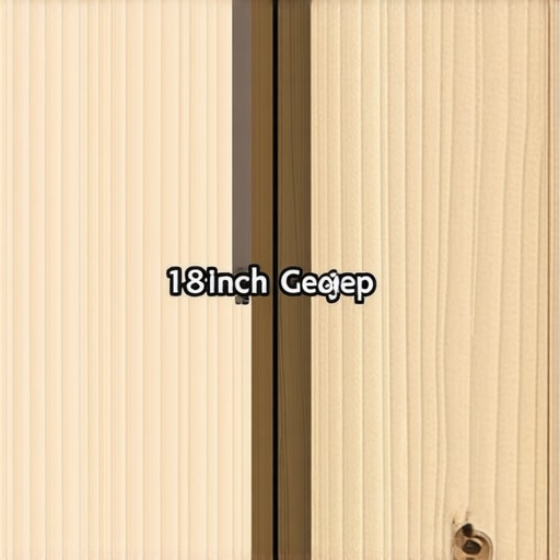 Close up of composite deck boards with proper gaps for thermal expansion