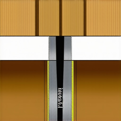 Diagram showing composite decking expansion gaps and joist tape protection next to a hot tub.