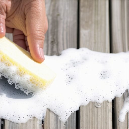 The Soap-and-Sponge Fix for Oil Stains on Composite Decking