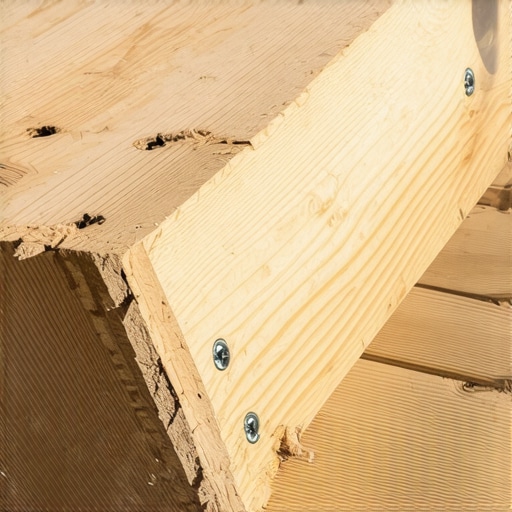 The best way to frame a curved deck corner