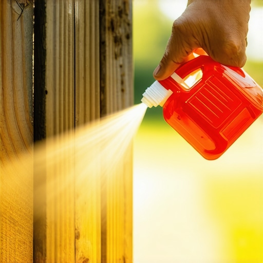 The simple spray that identifies hidden rot on old deck posts