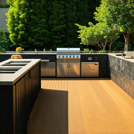 The zone method for planning an outdoor kitchen deck
