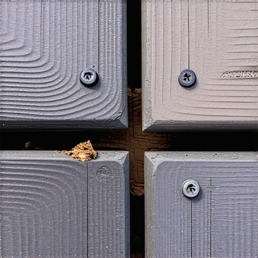 Thermal Expansion Damage on Composite Decking A detailed view of composite deck boards buckling due to insufficient expansion gaps.